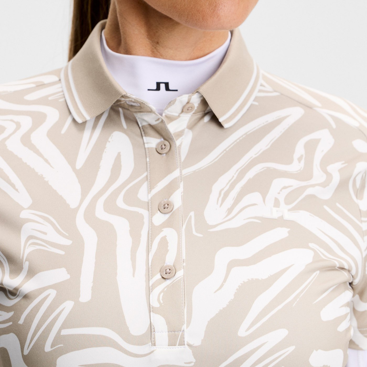 Georgia Print Polo J.Lindeberg