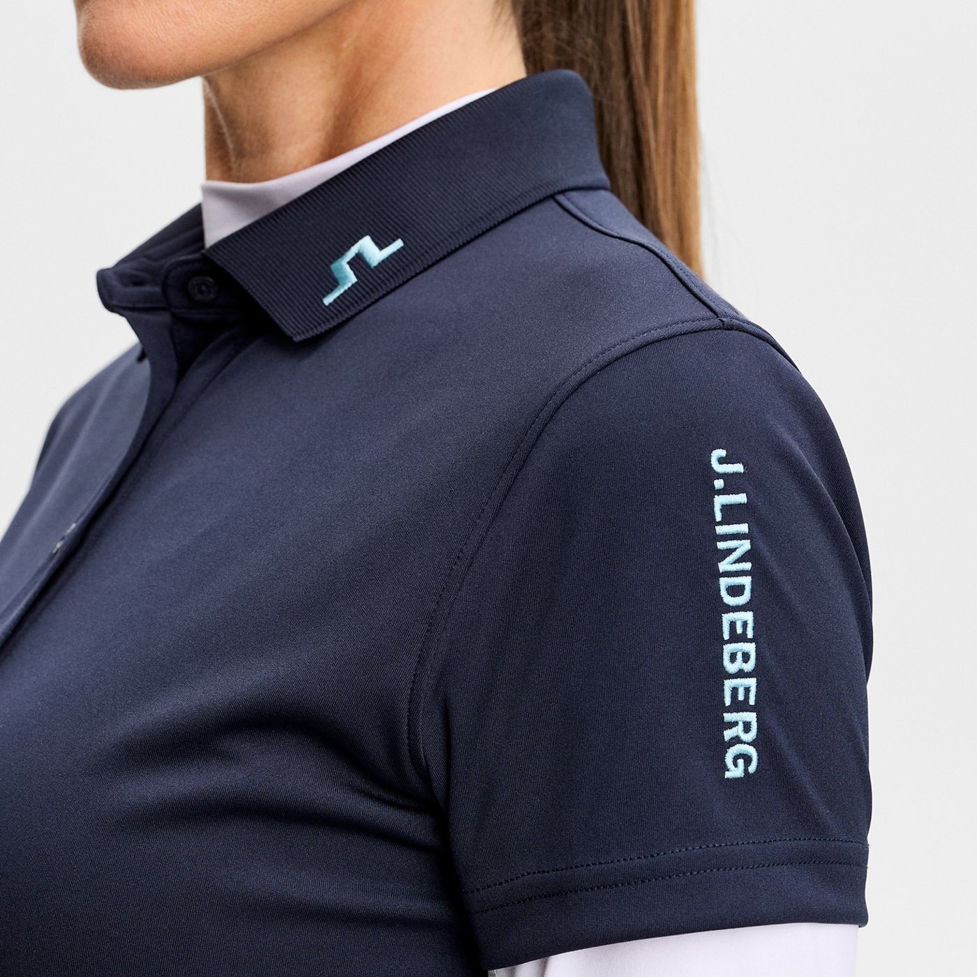 Tour Tech Polo Ltd Blue J.Lindeberg
