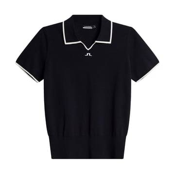 Malva Knitted Polo Shirt Blue J.Lindeberg
