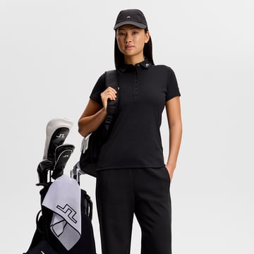 Tour Tech Polo Black J.Lindeberg