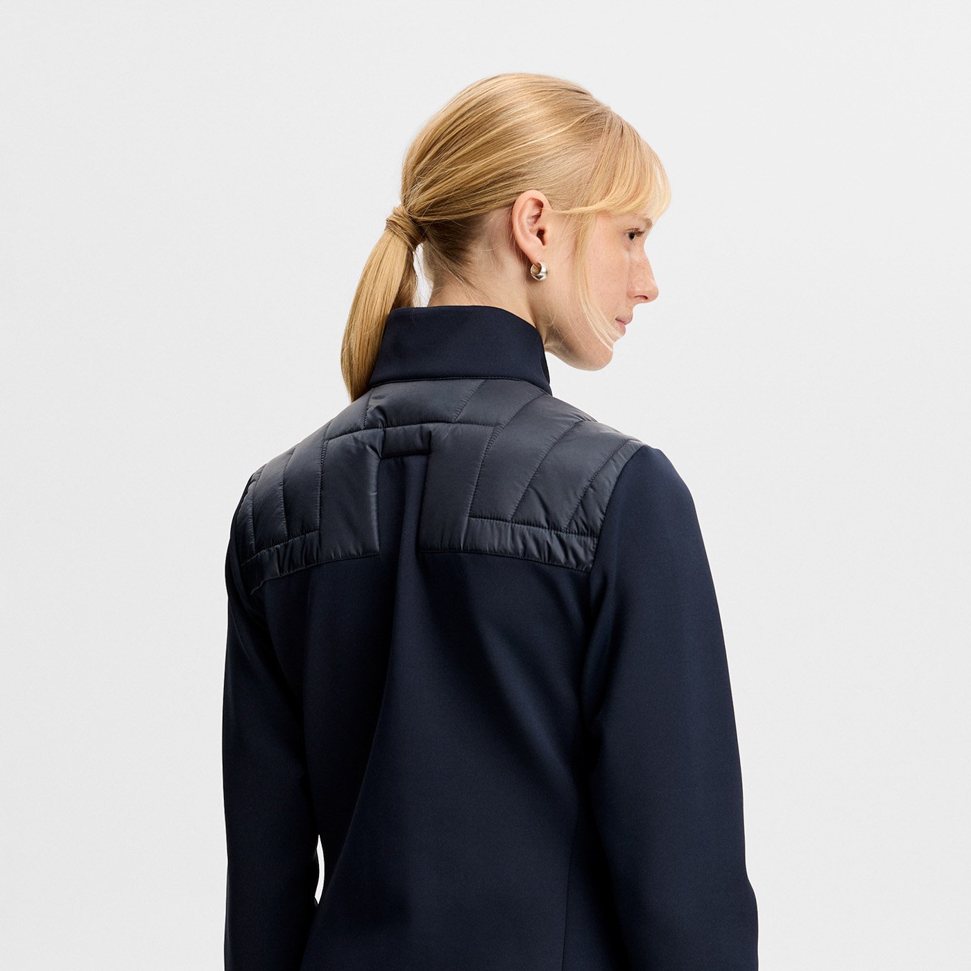 Holma Quilt Hybrid Jacket Blå J.Lindeberg