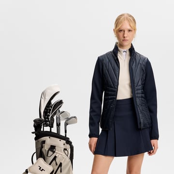 Holma Quilt Hybrid Jacket Blå J.Lindeberg