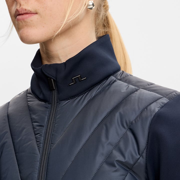 Holma Quilt Hybrid Jacket Blå J.Lindeberg
