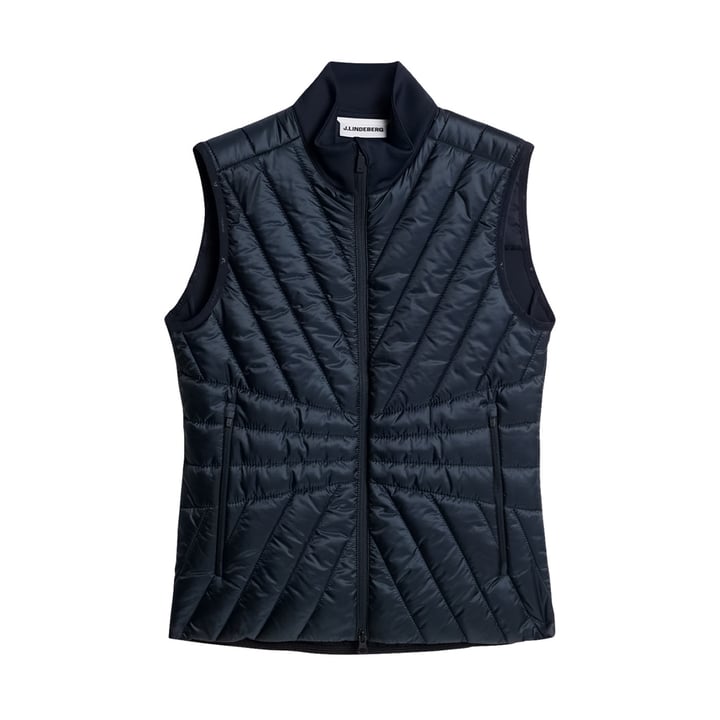 Holma Quilt Hybrid Vest Blå J.Lindeberg