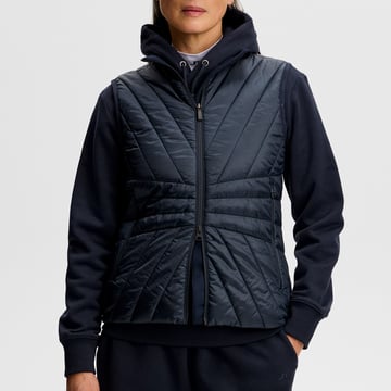 Holma Quilt Hybrid Vest Blå J.Lindeberg