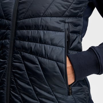 Holma Quilt Hybrid Vest Blå J.Lindeberg