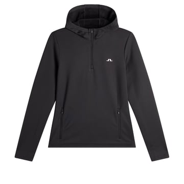 Aerielle Quarter Zip Hood Sort J.Lindeberg