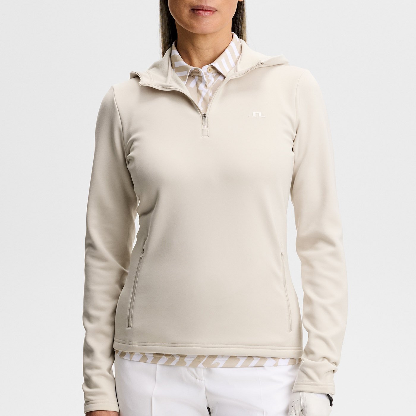 Aerielle Quarter Zip Hood J.Lindeberg