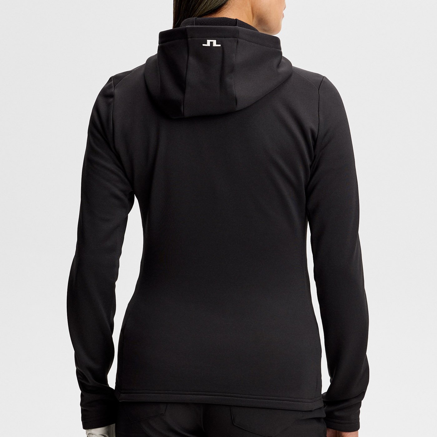 Aerielle Quarter Zip Hood Svart J.Lindeberg