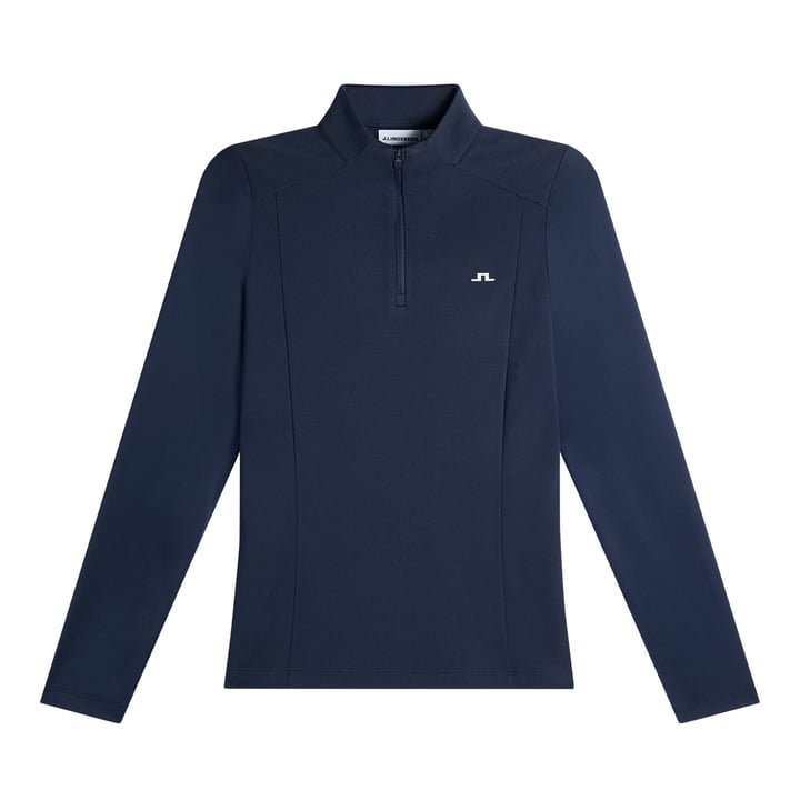 Cindy Quarter Zip Mid Layer Blå J.Lindeberg
