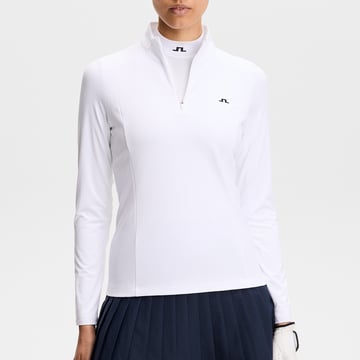 Cindy Quarter Zip Mid Layer Vit J.Lindeberg