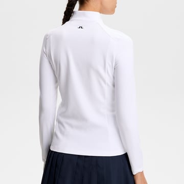 Cindy Quarter Zip Mid Layer Vit J.Lindeberg