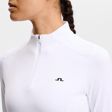 Cindy Quarter Zip Mid Layer Vit J.Lindeberg