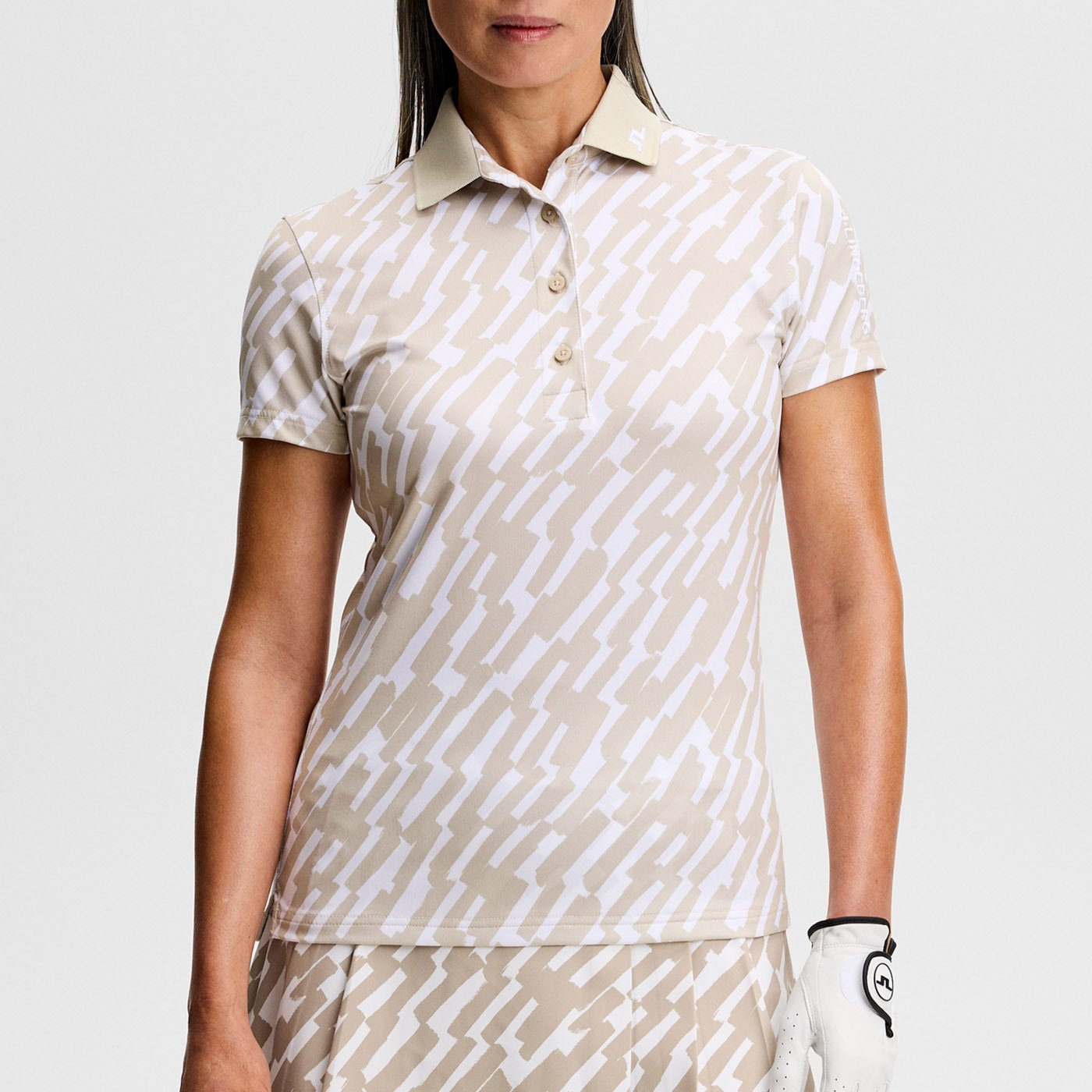 Tour Tech Print Polo J.Lindeberg