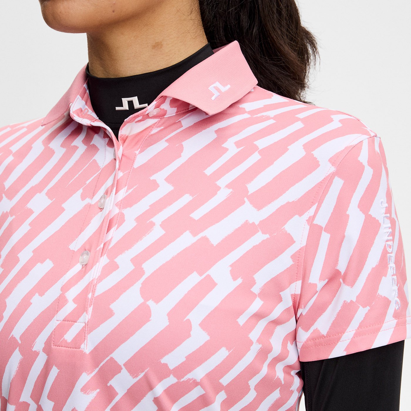 Tour Tech Print Polo J.Lindeberg