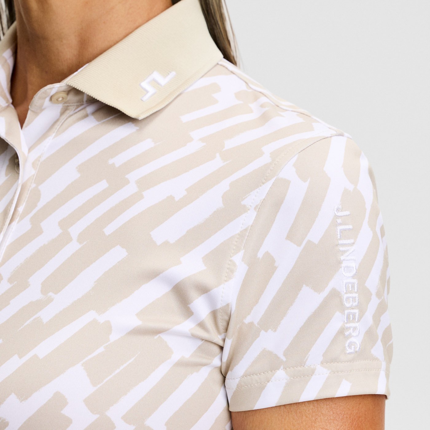 Tour Tech Print Polo J.Lindeberg