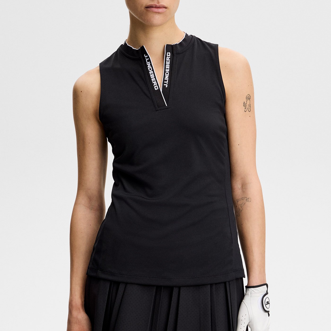 Leya Sleeveless Top Svart J.Lindeberg