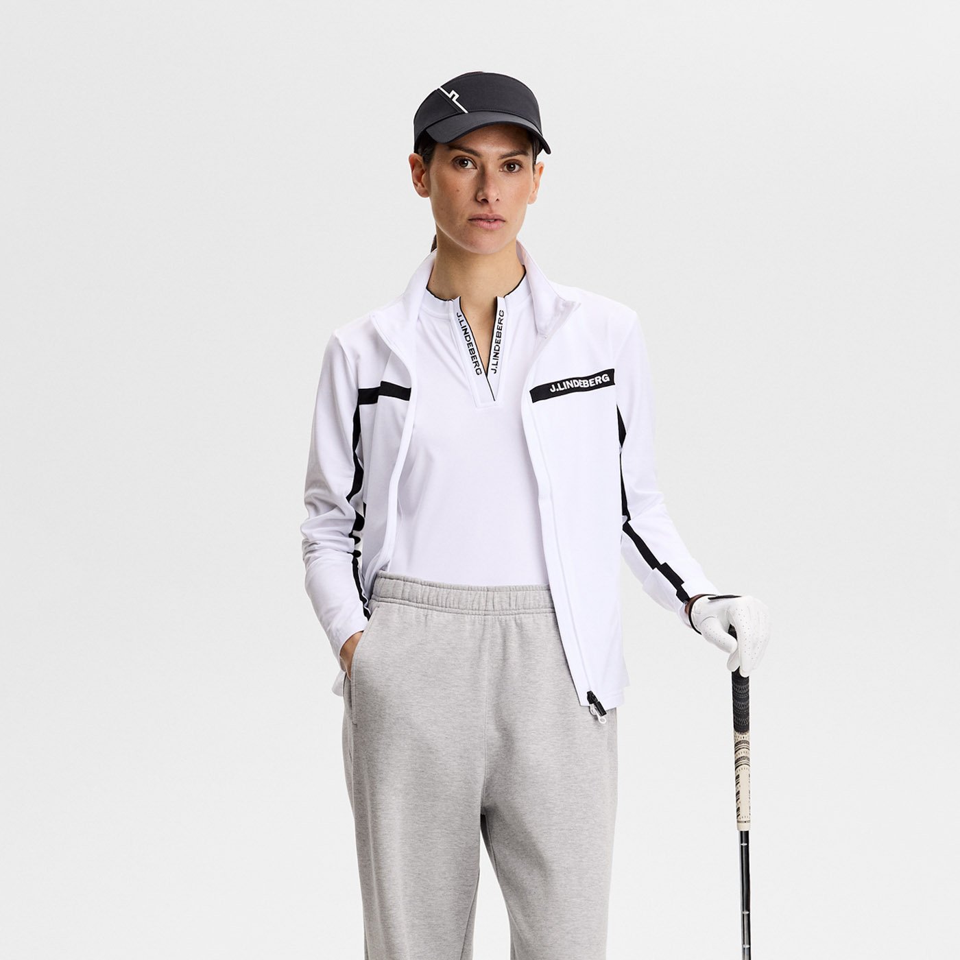 Leya Sleeveless Top Vit J.Lindeberg