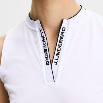 Leya Sleeveless Top Vit J.Lindeberg