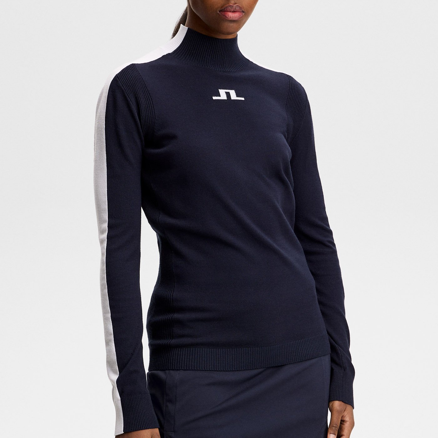 Adia Knitted Sweater Blå J.Lindeberg