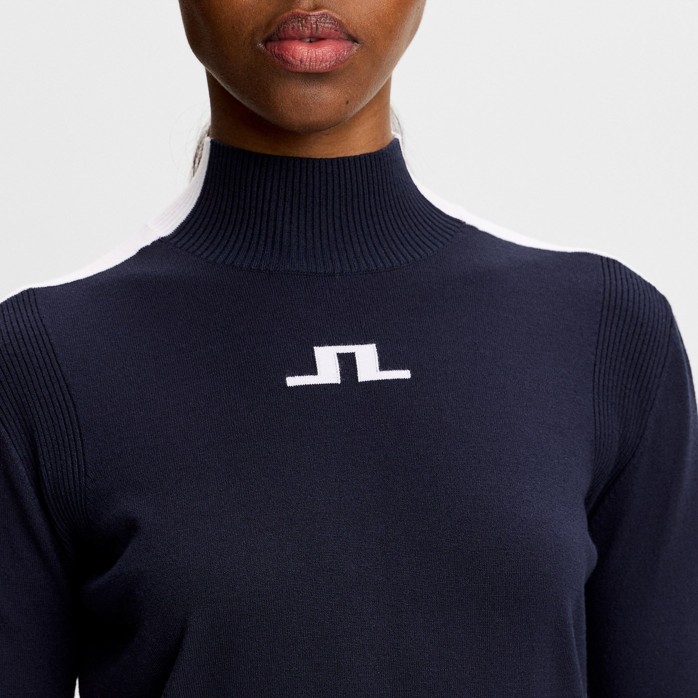 Adia Knitted Sweater Blå J.Lindeberg