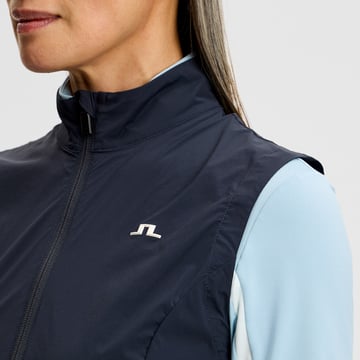 Thorine Wind Vest Blå J.Lindeberg
