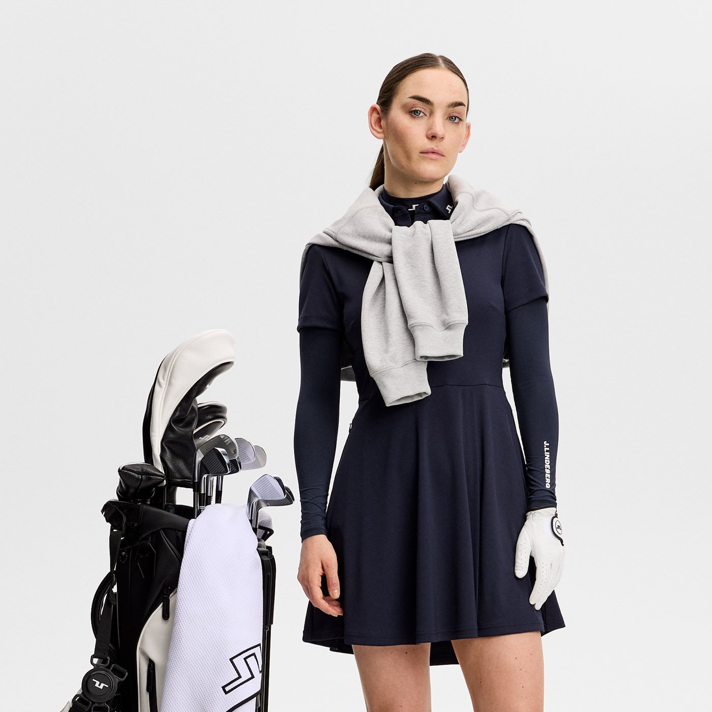 Janna Dress Blå J.Lindeberg Janna Dress Blå J.Lindeberg