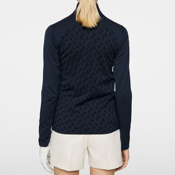 Nancy Seamless Mid Layer Blå J.Lindeberg