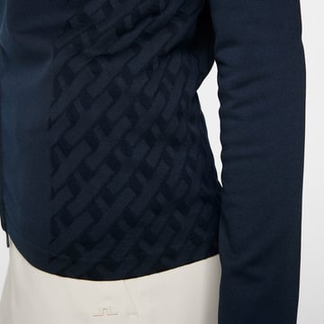 Nancy Seamless Mid Layer Blå J.Lindeberg