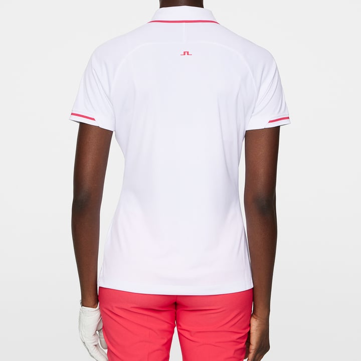 Lee Polo Hvid J.Lindeberg Lee Polo Hvid J.Lindeberg
