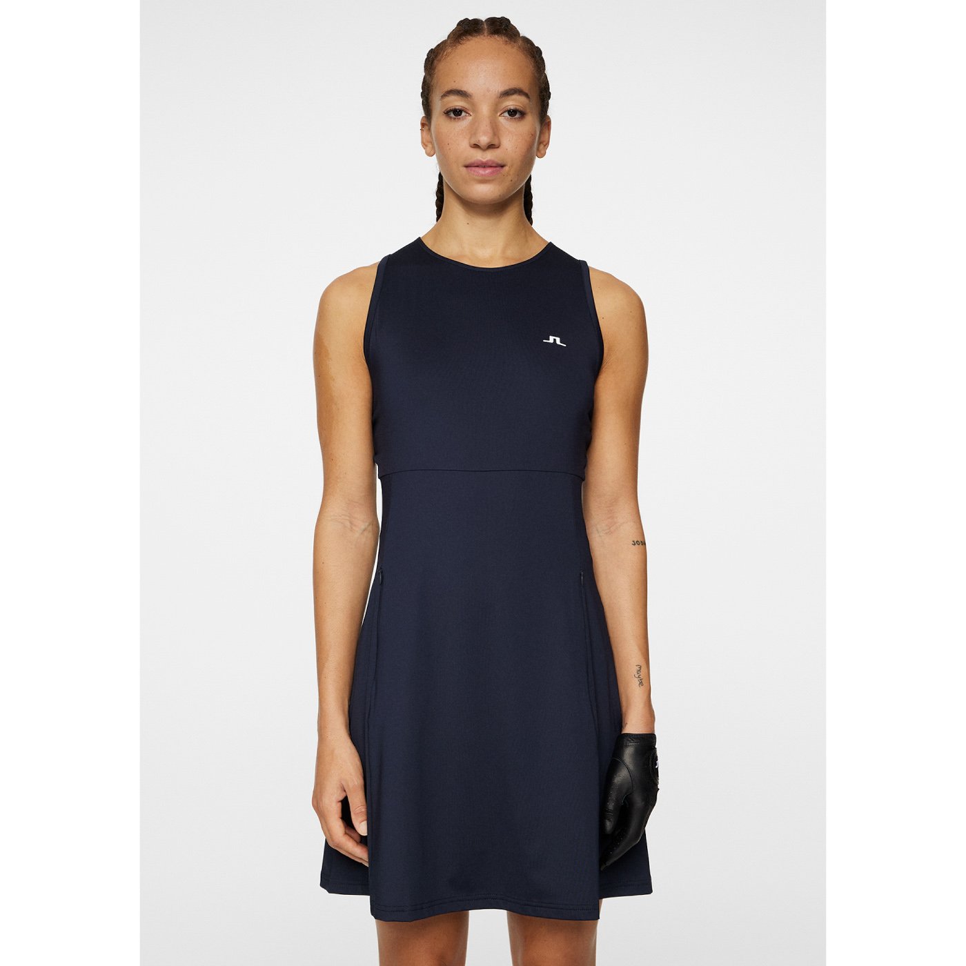 Cora Dress Blå J.Lindeberg