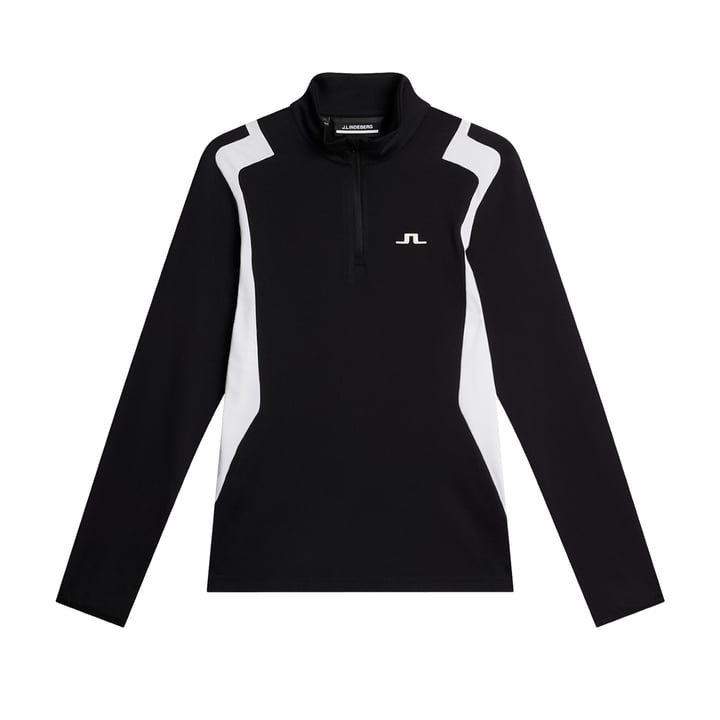 Mae Quarter Zip Mid Layer Svart J.Lindeberg