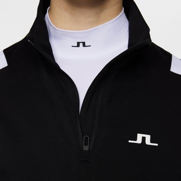 Mae Quarter Zip Mid Layer Svart J.Lindeberg Mae Quarter Zip Mid Layer Svart J.Lindeberg