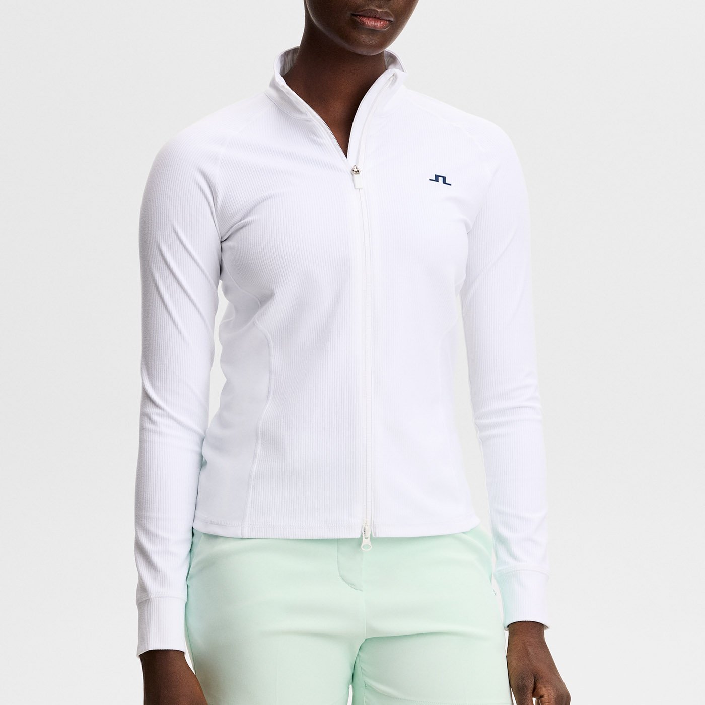Mel Rib Mid Layer Vit J.Lindeberg