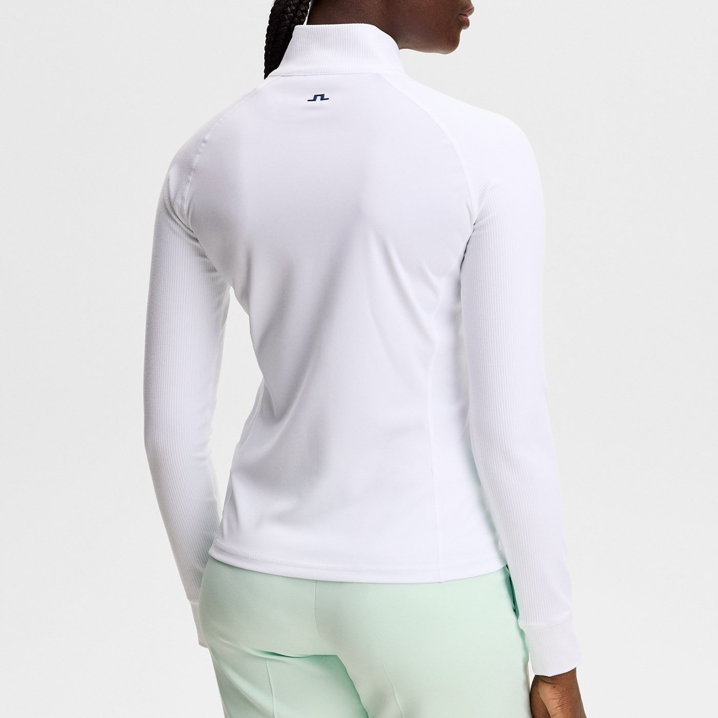 Mel Rib Mid Layer Vit J.Lindeberg
