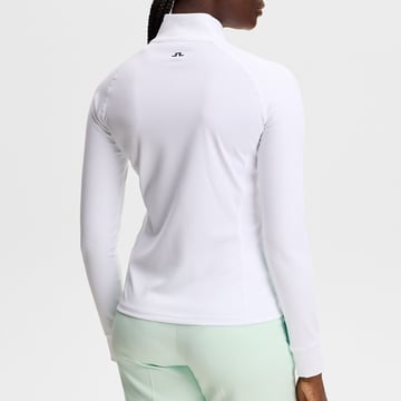 Mel Rib Mid Layer Vit J.Lindeberg