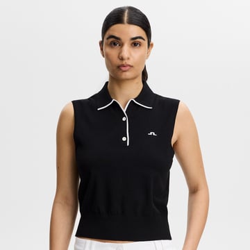30Y Becca Knit Polo Svart J.Lindeberg