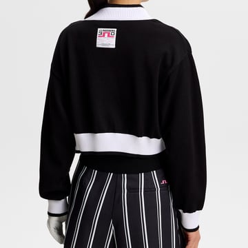 30Y Nicole Cropped Cardigan Svart J.Lindeberg