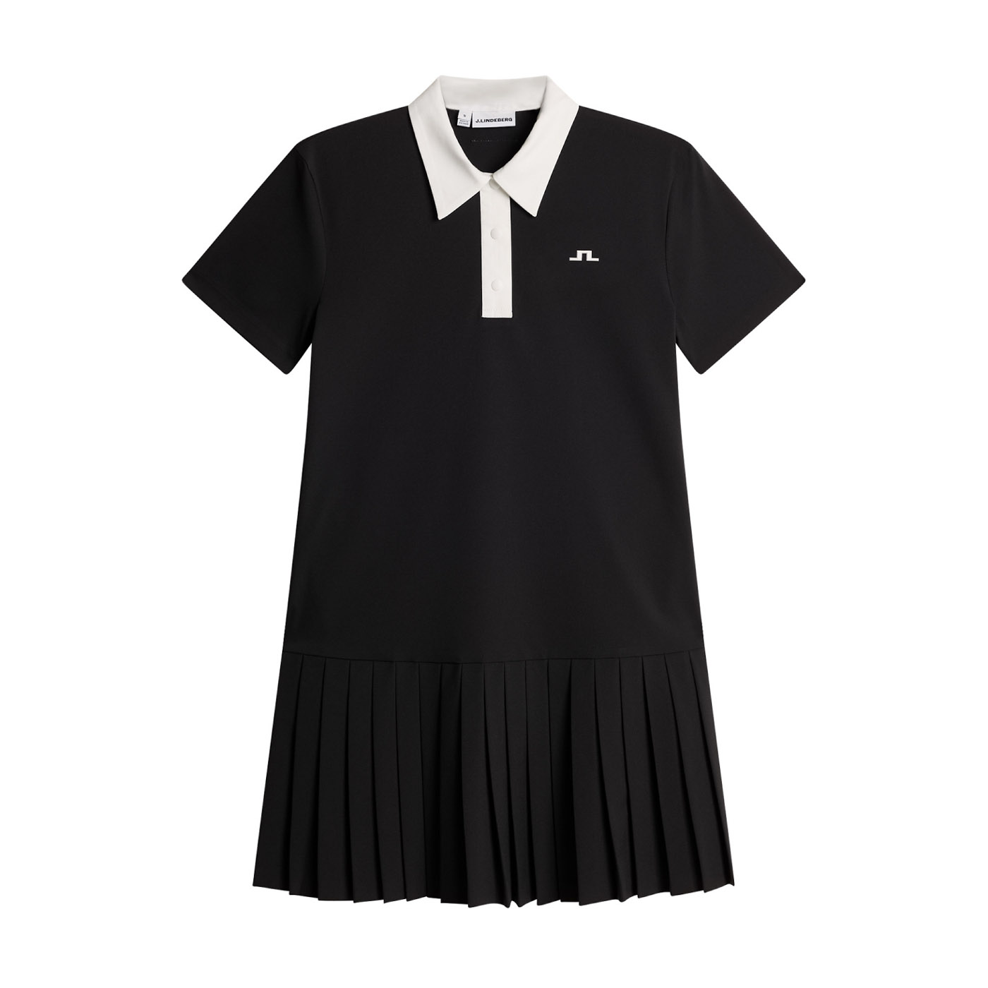 30Y Grace Pleated Dress Schwarz