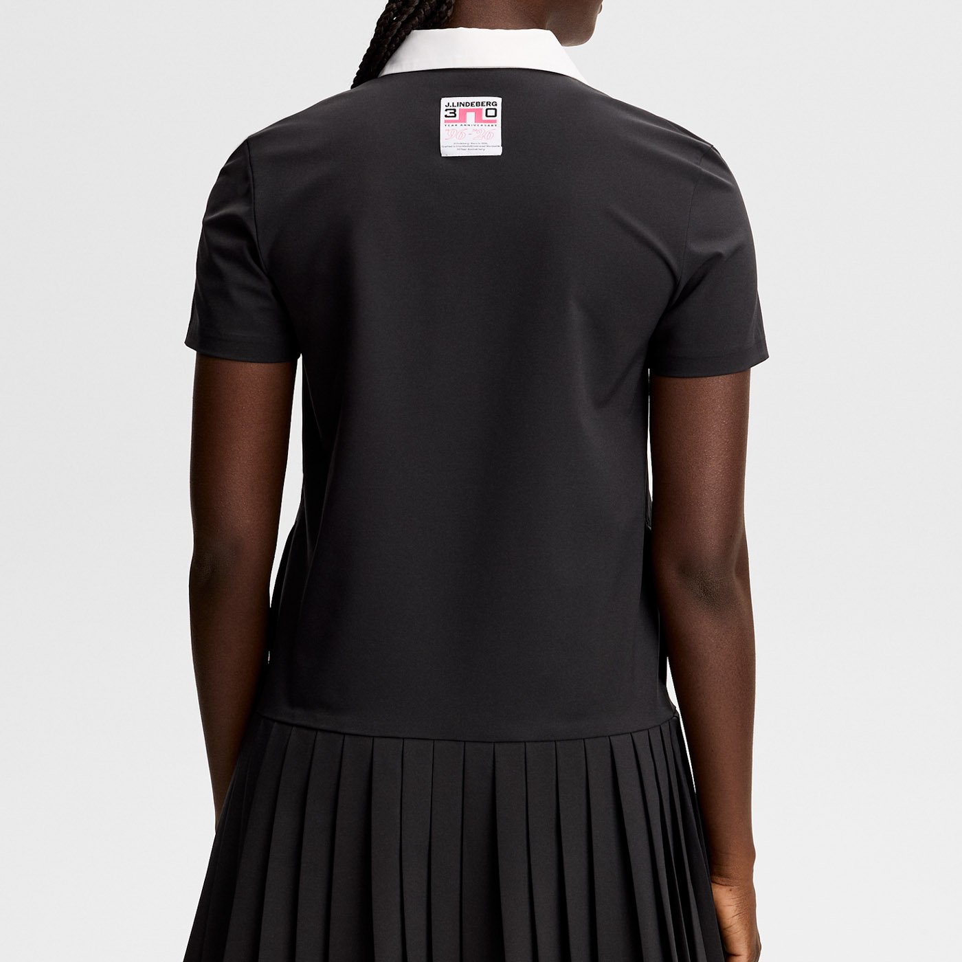 30Y Grace Pleated Dress Svart J.Lindeberg 30Y Grace Pleated Dress Svart J.Lindeberg
