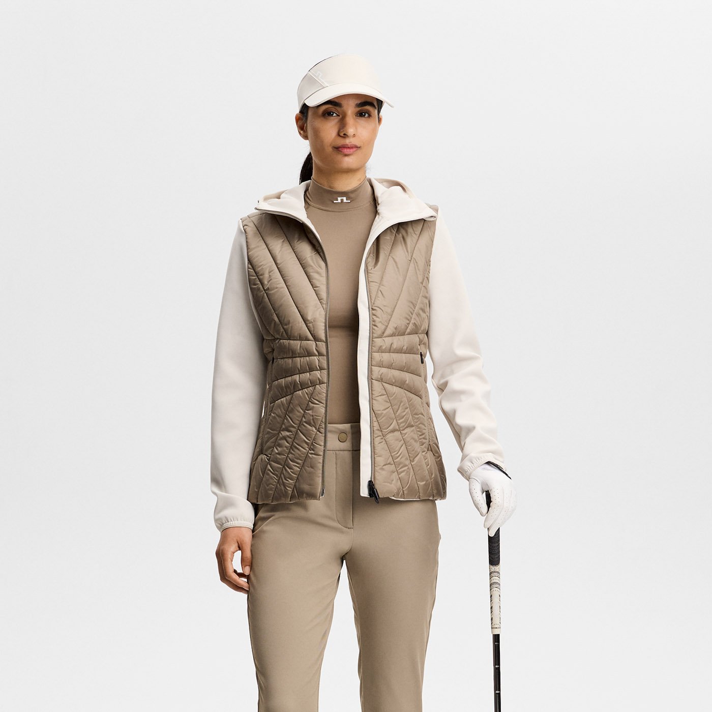 Holma Quilt Hybrid Hood J.Lindeberg Holma Quilt Hybrid Hood J.Lindeberg