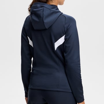 Selena Full Zip Hood Blå J.Lindeberg