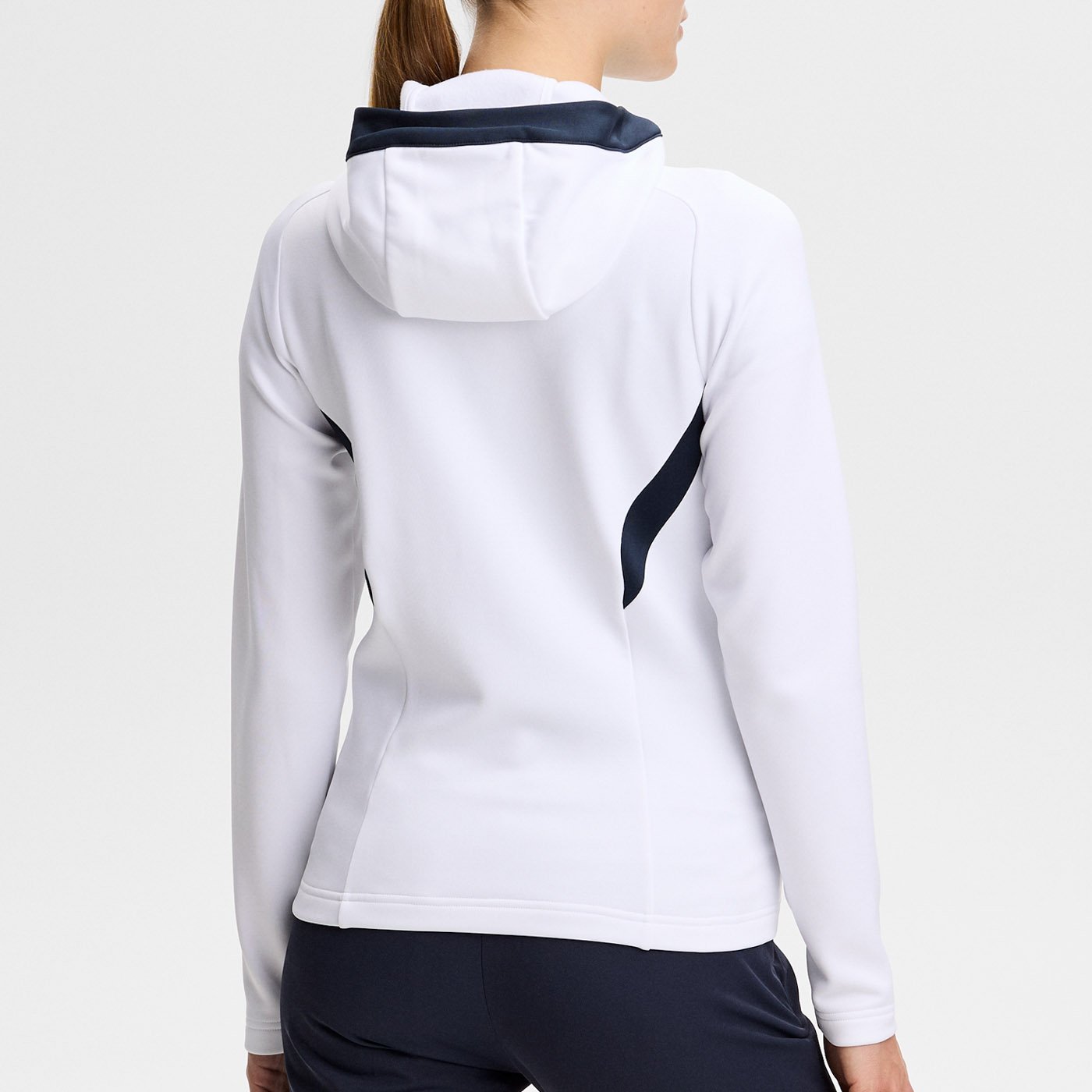 Selena Full Zip Hood Hvit J.Lindeberg Selena Full Zip Hood Hvit J.Lindeberg