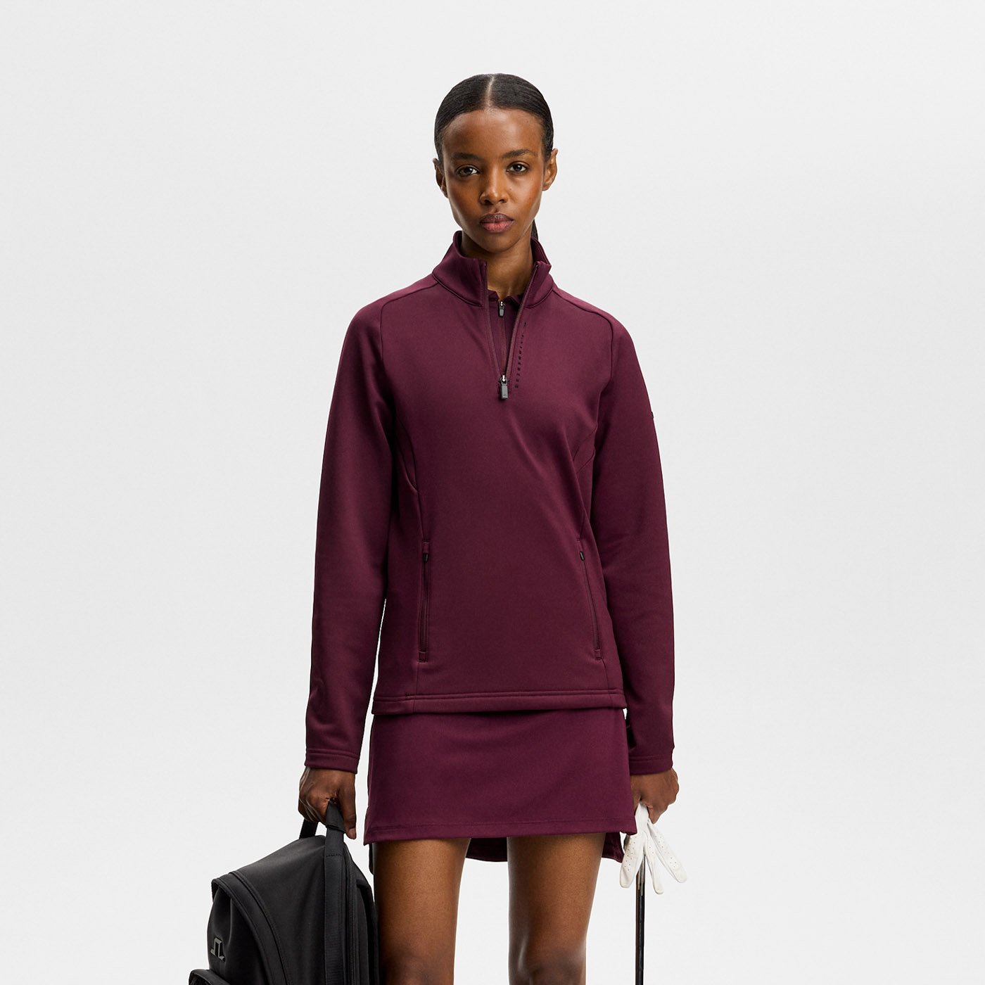 Selena Quarter Zip Mid Layer J.Lindeberg