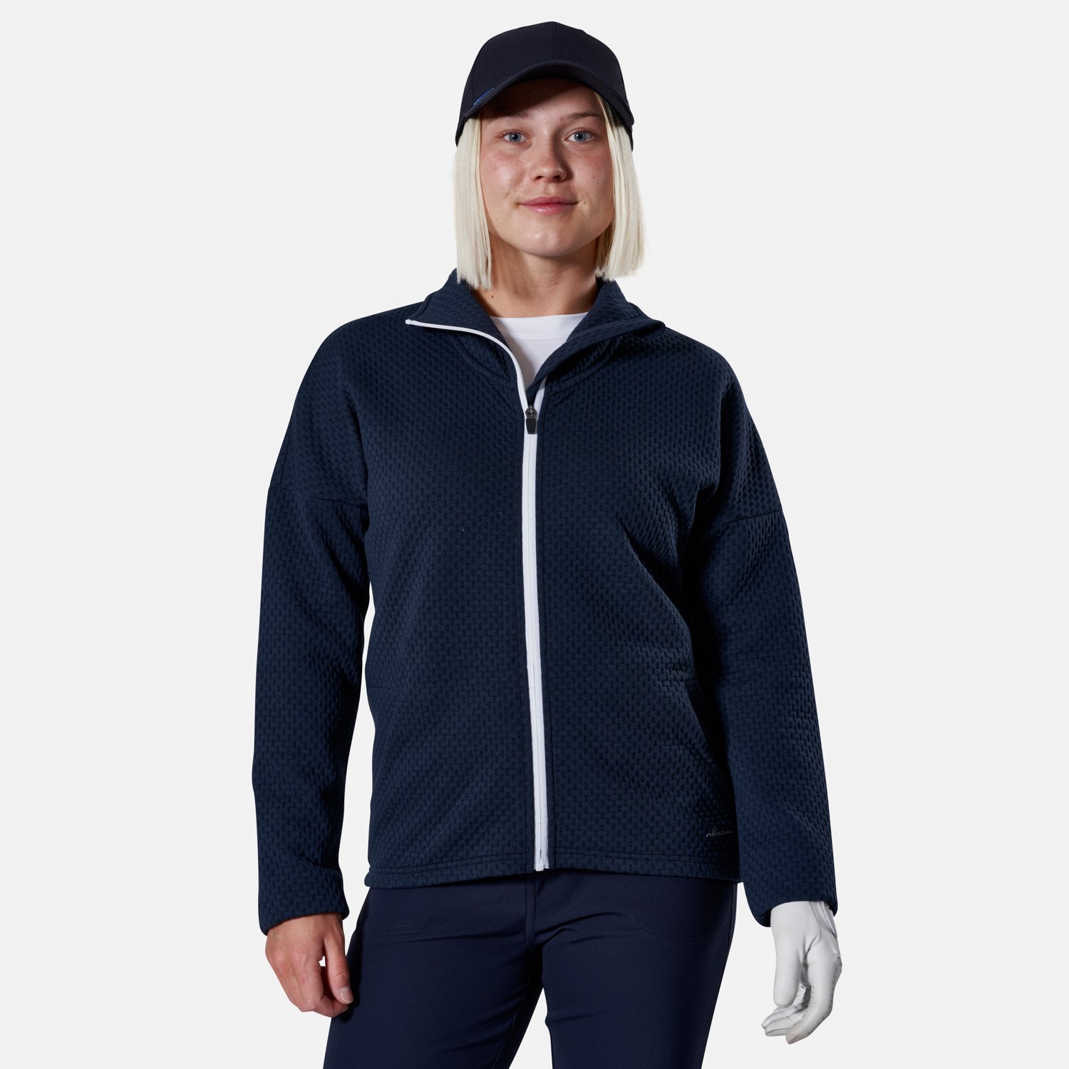 W Sunningdale Fullzip Blå