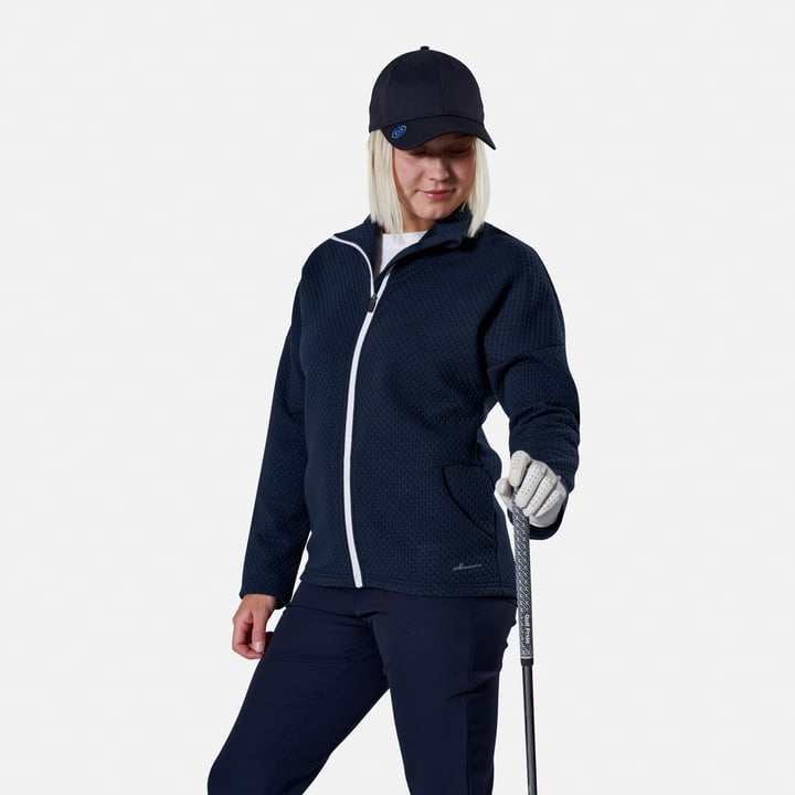 W Sunningdale Fullzip Blå Abacus