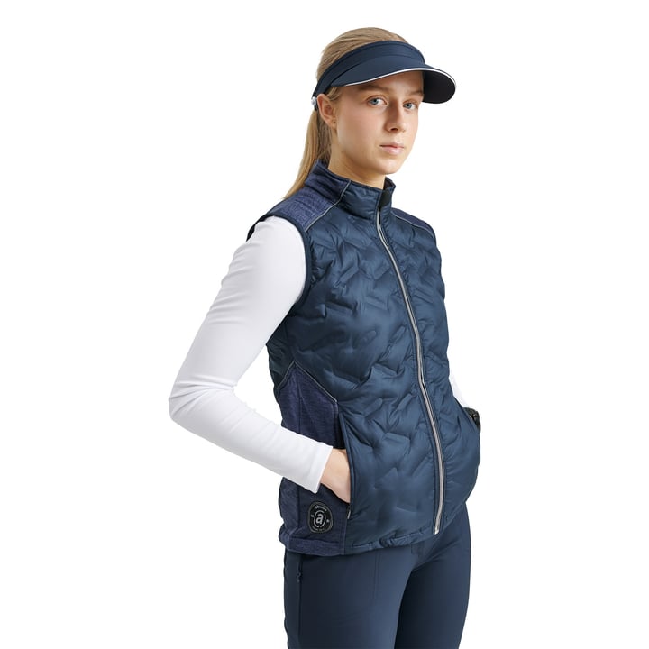 W Elgin Hybrid Vest Blå Abacus