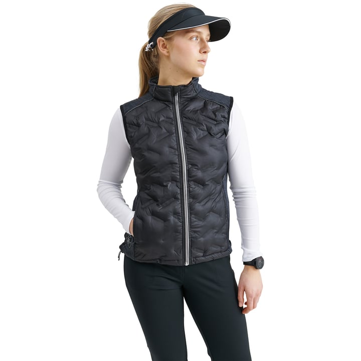 W Elgin Hybrid Vest Svart Abacus