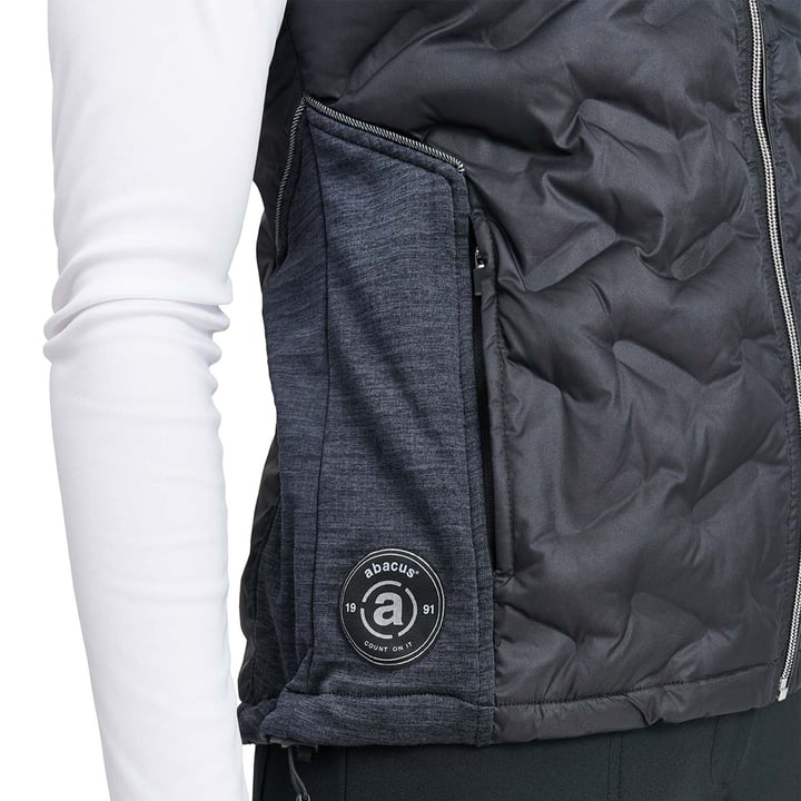 W Elgin Hybrid Vest Svart Abacus