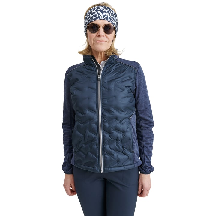 W Elgin Hybrid Jacket Blå Abacus